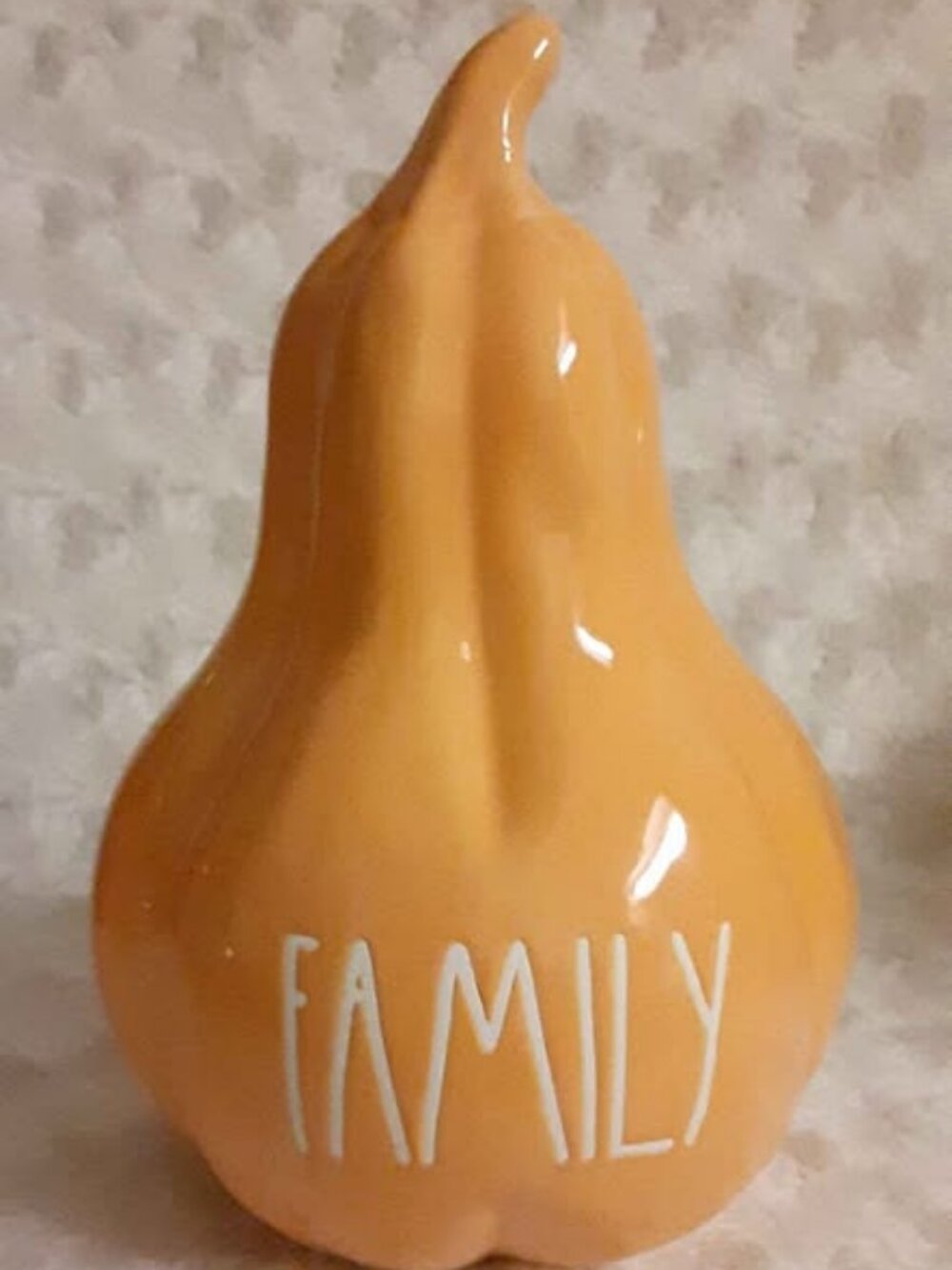 Rae Dunn "Family" Squash Gourd Halloween Fall Thanksgiving Decor